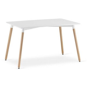 Étkezőasztal ADRIA 120x80 cm - tölgy/fehér