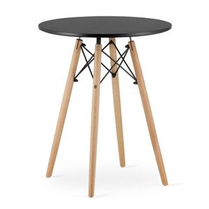 Étkezőasztal TODI 60 cm - tölgy/fekete