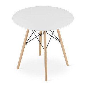 Étkezőasztal TODI 90 cm - tölgy/fehér