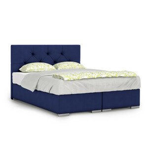 Kárpitozott ágy London 140x200 cm Kék