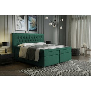 Kárpitozott ágy Diament 160x200 cm Zöld