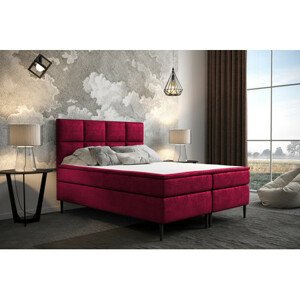 Kárpitozott ágy Aspen 140x200 cm Piros
