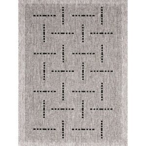 Floorlux 20008 szőnyeg silver/black, 60 x 110 cm, 60 x 110 cm