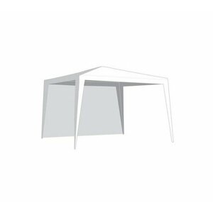 Oldalfal VETRO-PLUS sátorra, ablak nélkül 2,95 x 1,9 m fehér